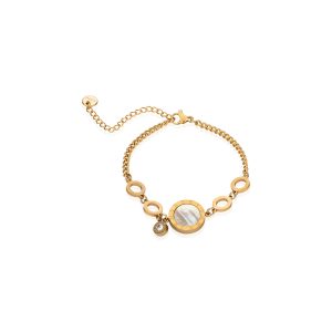 צמיד רומי עדין בגוון זהב