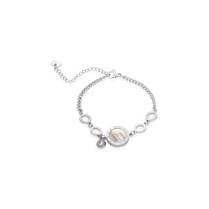 צמיד רומי עדין בגוון כסף